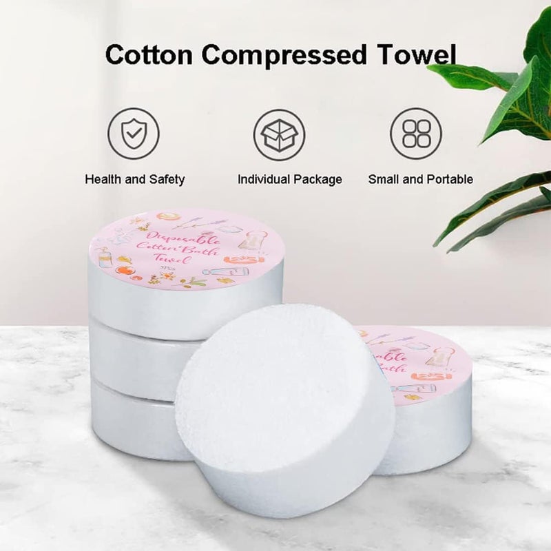 SIOPAWORLD Magic Tablet Towel Tissues Paper | Big Disposable Pure Cotton Compressed Portable Travel Facial Towel Water Wet Wipe Washcloth Napkin Moistened Tissues (Pack of 3) - Image 5