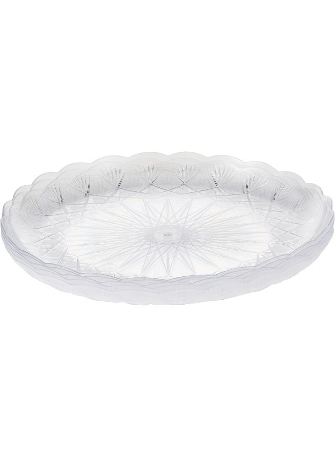 سوفت آند كول هوتباك طبق كريستال شفاف 27 سم 5 قطع - Image 1
