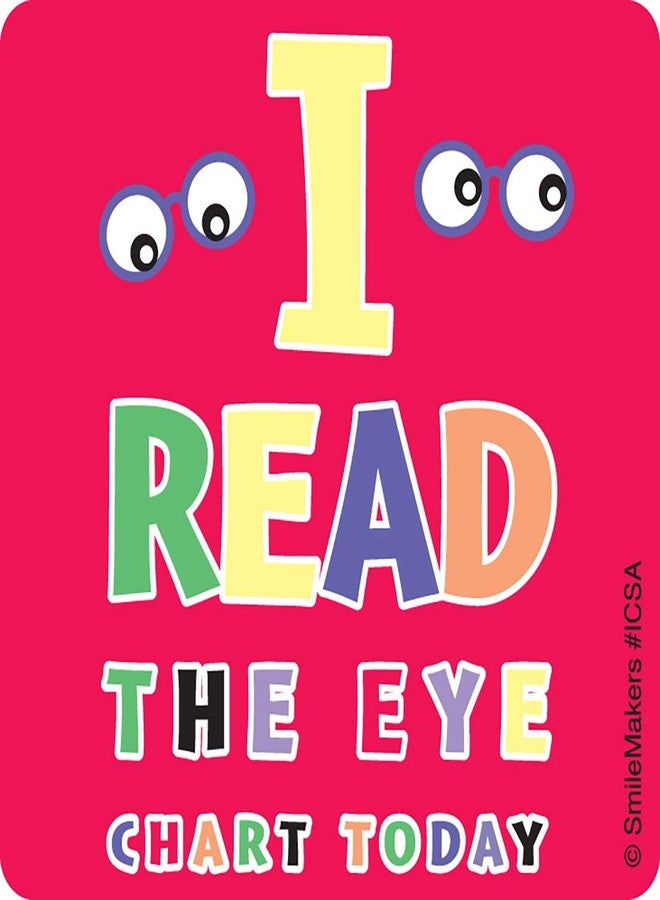 SmileMakers Eye Chart Stickers - Prizes and Giveaways - 100 per Pack - Image 4