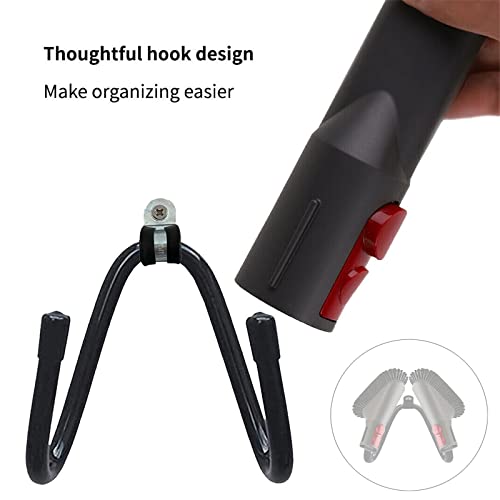 Pmsanzay 2 Pack Vacuum Cleaner Hose Holder Vacuum Head Holder Hanger Wall Mount Vacuum Cleaner Stand Storage Rack for Canister Vacuum Cleaner Shop Garage Vacuum Cleaner - W Style - Image 5