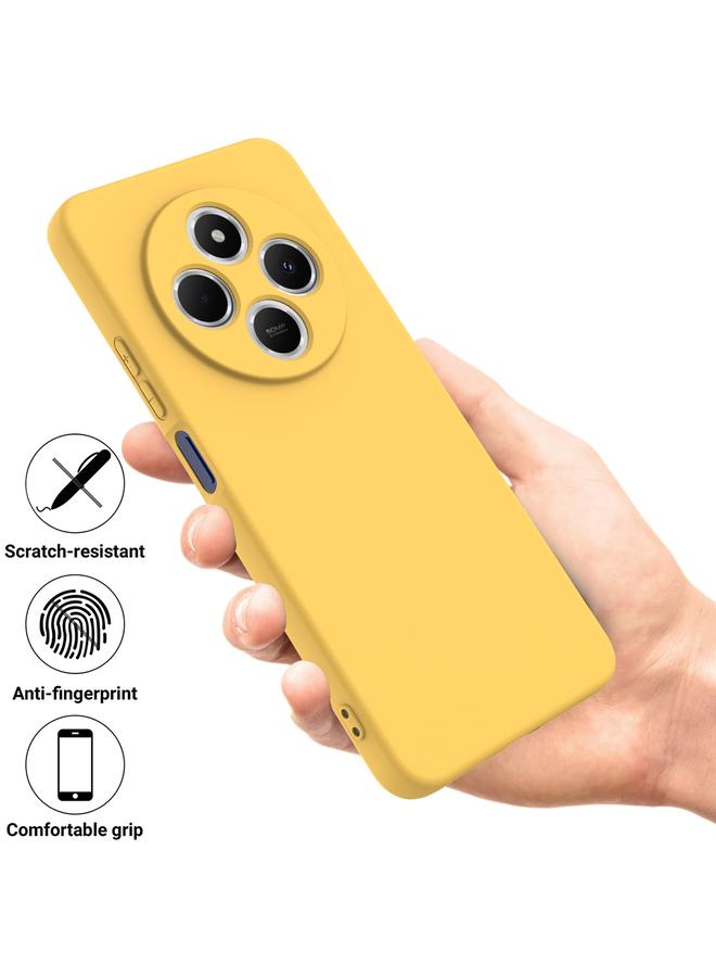 S-TOP Case For Redmi 14R / Xiaomi Poco C75 Solid Color Liquid Silicone Dropproof Full Coverage Phone Case - Image 2
