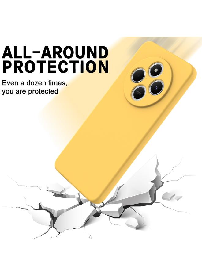 S-TOP Case For Redmi 14R / Xiaomi Poco C75 Solid Color Liquid Silicone Dropproof Full Coverage Phone Case - Image 4