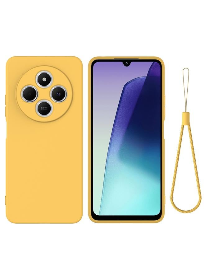 S-TOP Case For Redmi 14R / Xiaomi Poco C75 Solid Color Liquid Silicone Dropproof Full Coverage Phone Case - Image 1