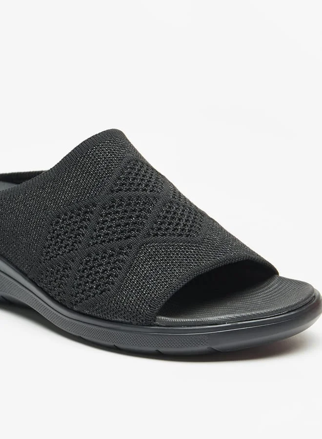Flora Bella By Shoexpress Women's Textured Slide Sandals