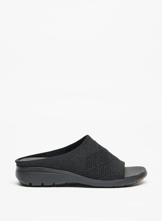 Flora Bella By Shoexpress Women's Textured Slide Sandals