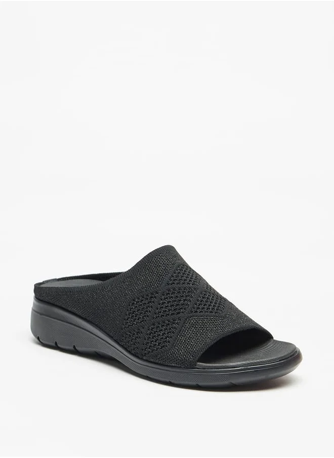 Flora Bella By Shoexpress Women's Textured Slide Sandals Ramadan Collection