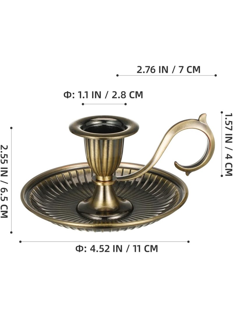سوفام شمعدان في حزب اليد شمعة خمر حاملي شمعة عصا شمعة مقياس شمعة ذهبية حاملي شمعة انتخابية مقابض ذهبية ريترو ديكور شمعة ملحق زنك سبائك - Image 2