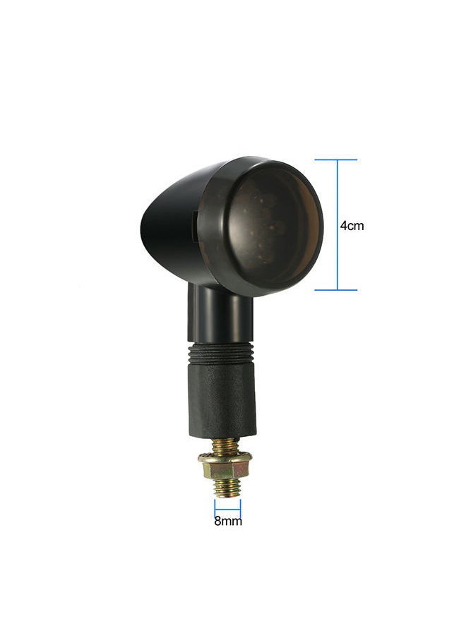 NIBEMINENT One Pair of Motorcycle LED Turn Signal Light for Cafe Racer Custom Universal  - Image 5