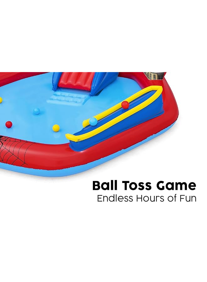 بست واي سجادة لعب مائية خارجية للأطفال من سبايدر مان مع رشاش مياه للأطفال بعمر سنتين فما فوق - Image 5