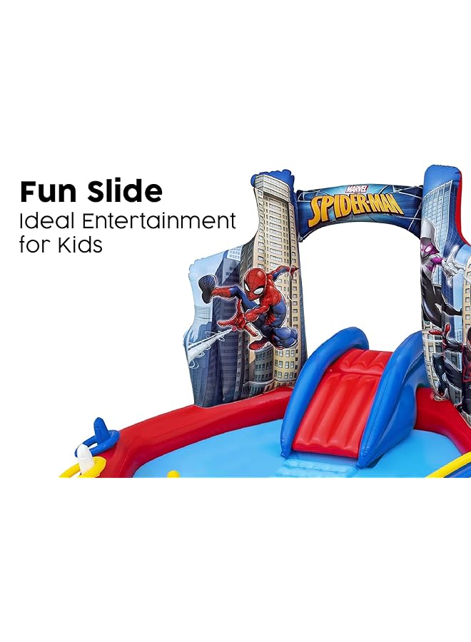 بست واي سجادة لعب مائية خارجية للأطفال من سبايدر مان مع رشاش مياه للأطفال بعمر سنتين فما فوق - Image 4