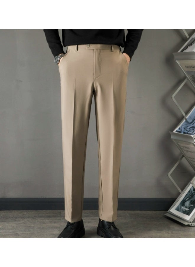 Shougu Men's Fashionable Casual Business Suit Pants  - Image 1