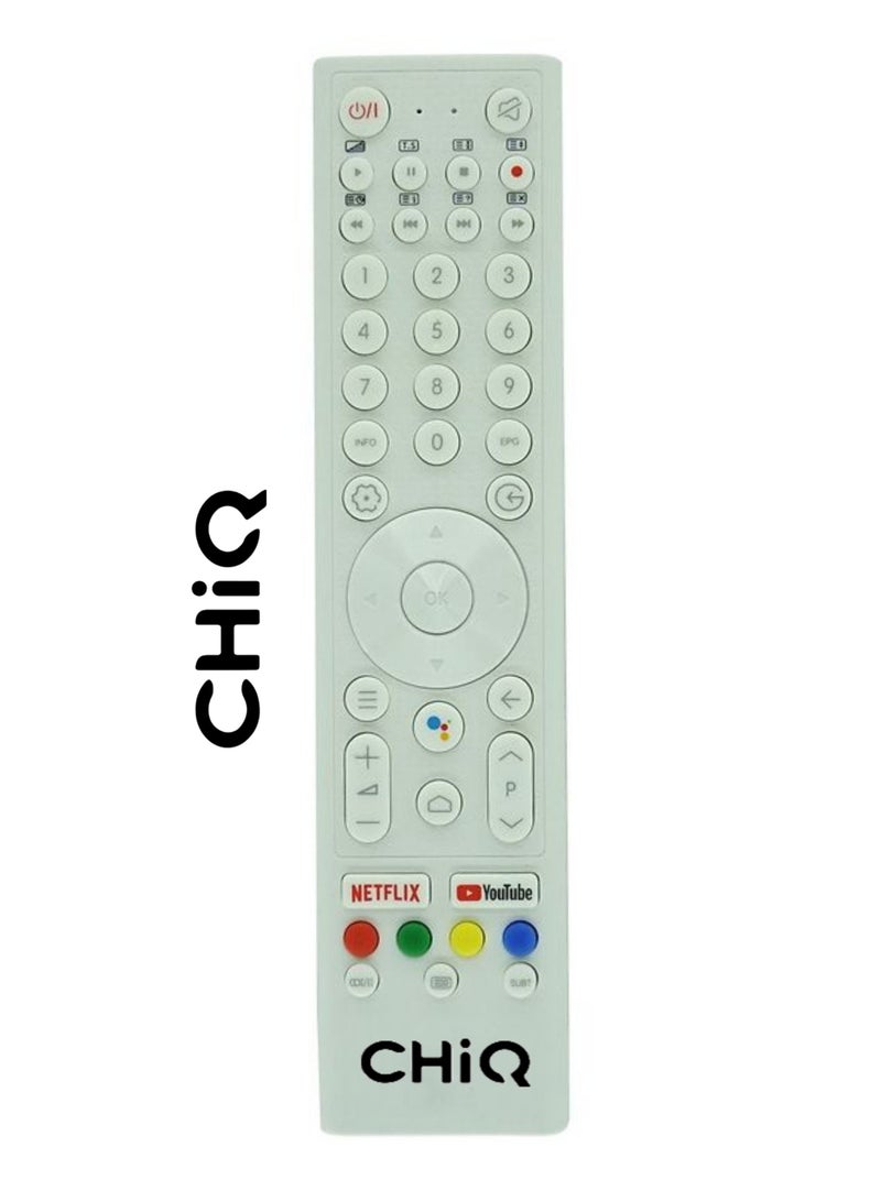 CHIQ TV Remote Control for Smart LED HDTV Android TV 