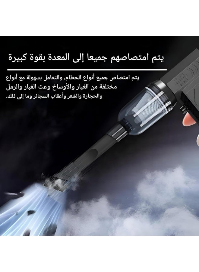 مكنسة سياره كهربائيه تعمل بمهام كثيرا قابلة للشحن مع وصلة USP - Image 3