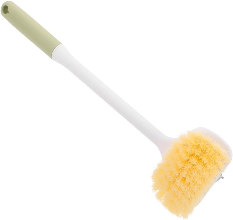 Long Handle Foot Scrubber Bath Brush with Double-Sided Soft Bristles and Exfoliating Toe Cleaning Brush for Shower Use, Skin Care, and Elderly Men and Women - Image 1