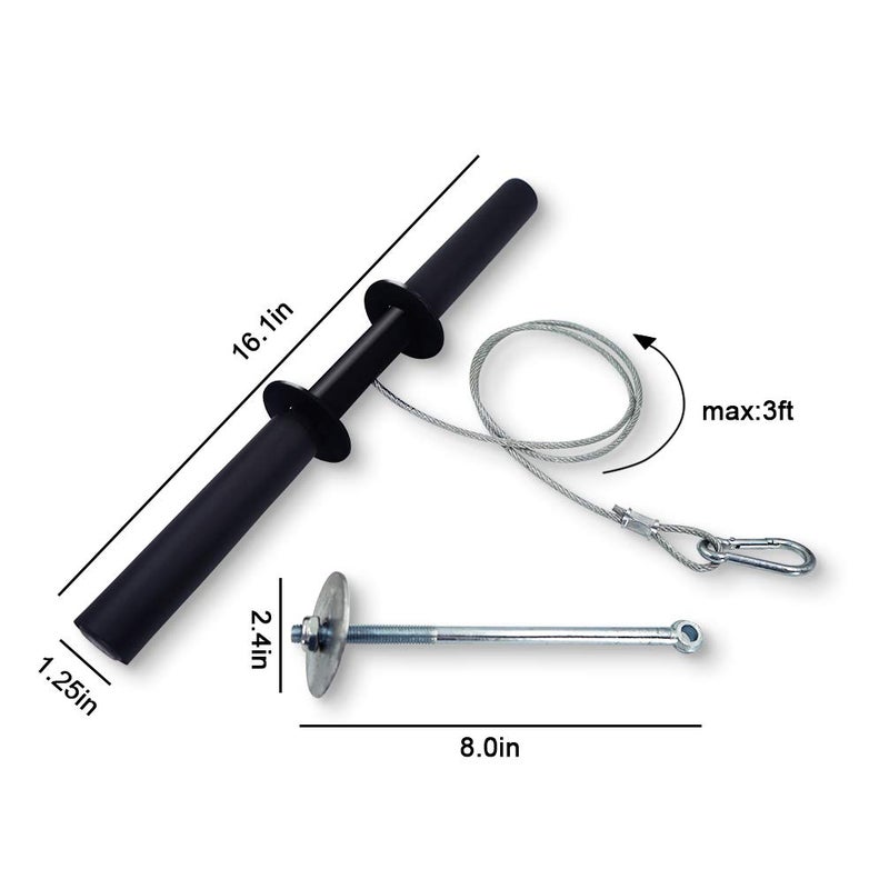 Luwint Wrist and Forearm Roller Blaster, Steel Rope Fitness Arm Exerciser Wrist Trainer Home Gym Accessories - Image 3