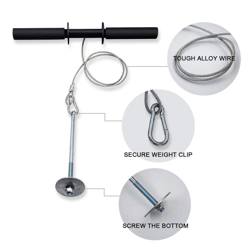 Luwint Wrist and Forearm Roller Blaster, Steel Rope Fitness Arm Exerciser Wrist Trainer Home Gym Accessories - Image 2