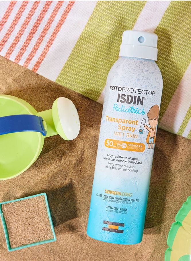 إيسدن Fotoprotector  Transparent Spray Wet Skin Pediatrics SPF 50 250ml - Image 5