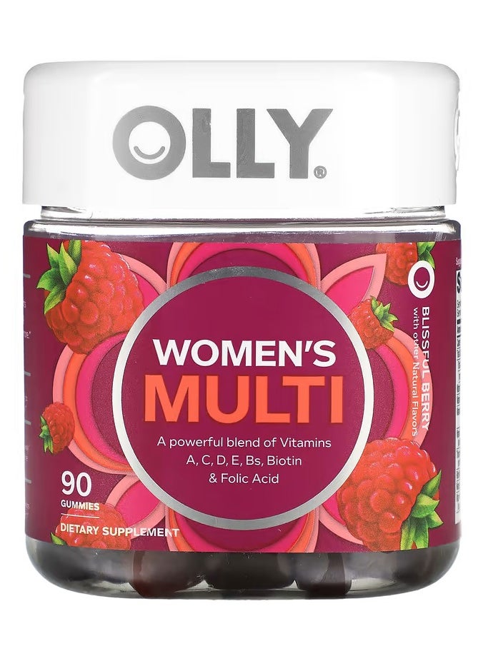OLLY - Women's Multi, Blissful Berry , 90 Gummies - Image 1
