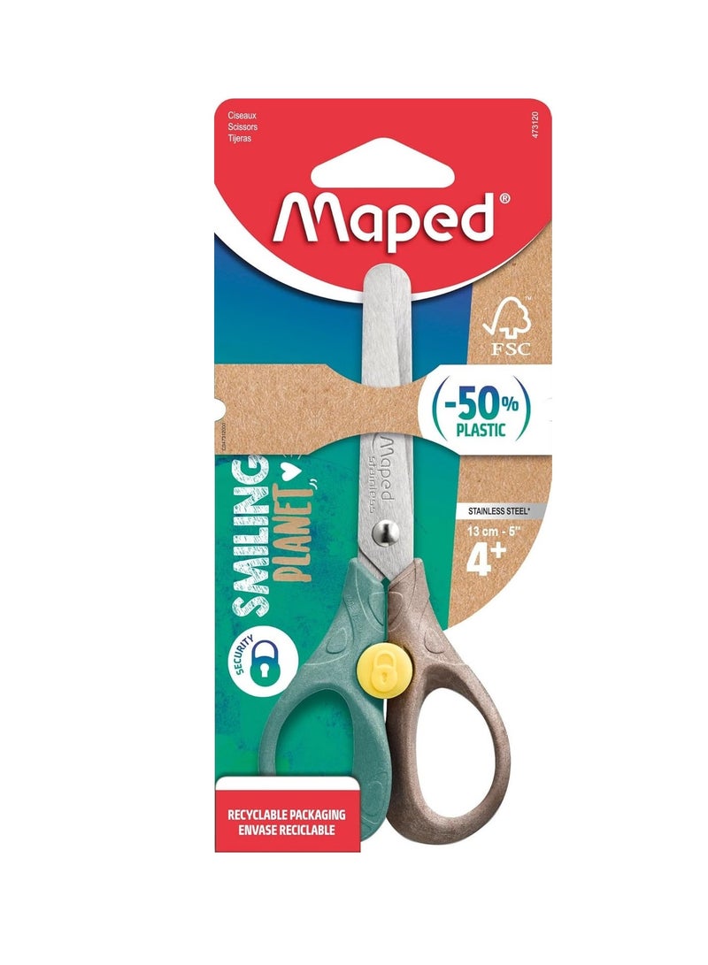 Maped Smiling Planet Security Scissors For Kids - Image 1