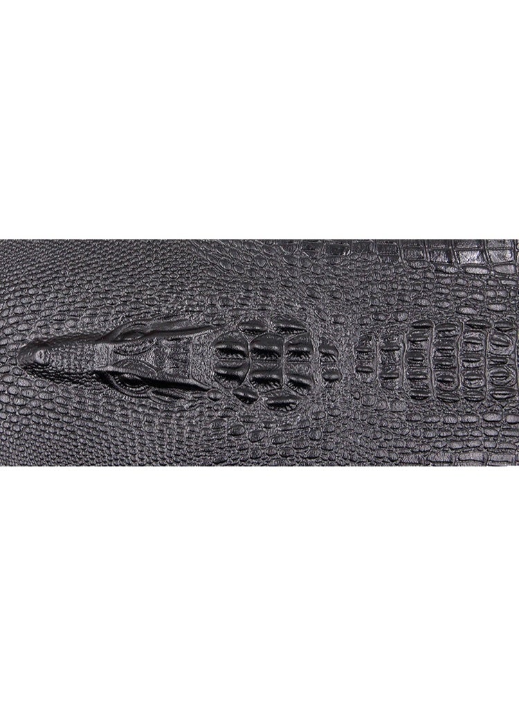 محافظ طويلة أنيقة من الجلد الطبيعي للرجال، محفظة بسحاب مخصصة، دفتر شيكات، حامل بطاقات ائتمان، محفظة كبيرة عتيقة - Image 3