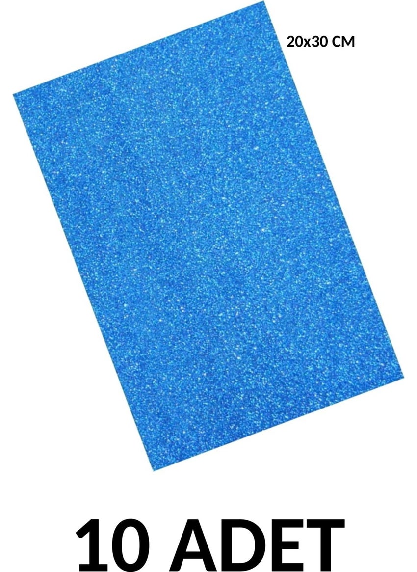 Ticon A4 لامع إيفا 10 قطع 20 × 30 سم أزرق  - Image 1