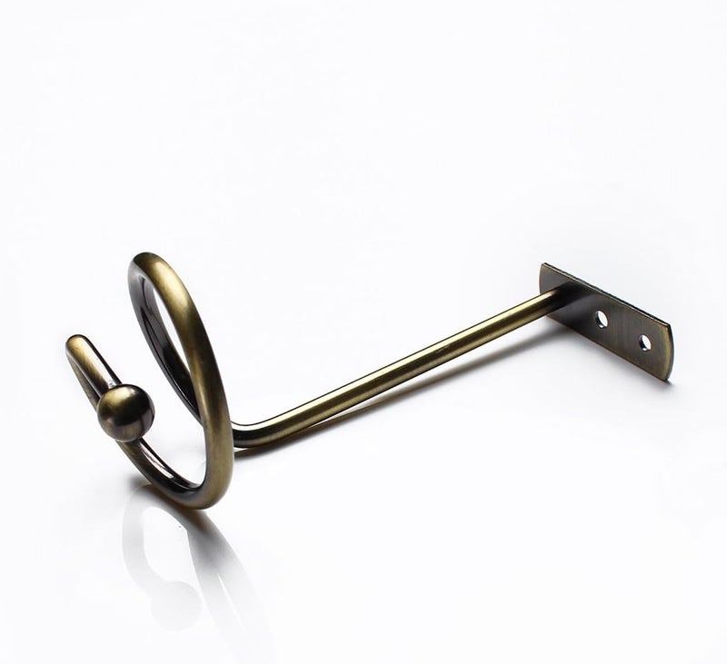 Elifel Decorative Tieback Metal Curtain Holdbacks 4 Pieces Wall Mounting Tiebacks for Curtains Curtain Holdbacks Tieback Hooks Tieback for Curtains - Image 4