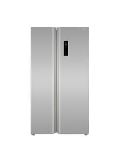 TORNADO 612 Liters Net Capacity Top Mount Inverter Side by Side Refrigerator Silver, with Digital Display Control, Multi Air Flow, Tempered Glass shelves RF-TCN613PS0GINE  - Image 1