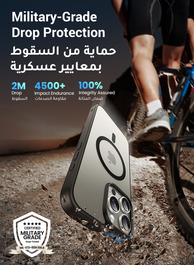 Ugreen iPhone 16 Pro Max Case Magsafe, Strong Magnetic, Never Yellow, iPhone 16 Pro Max Cover Case, Military-Grade Protection, Matte Back, Shockproof Bulid-in corner, Magnet Phone Case For iPhone 16 Pro Max - Image 4