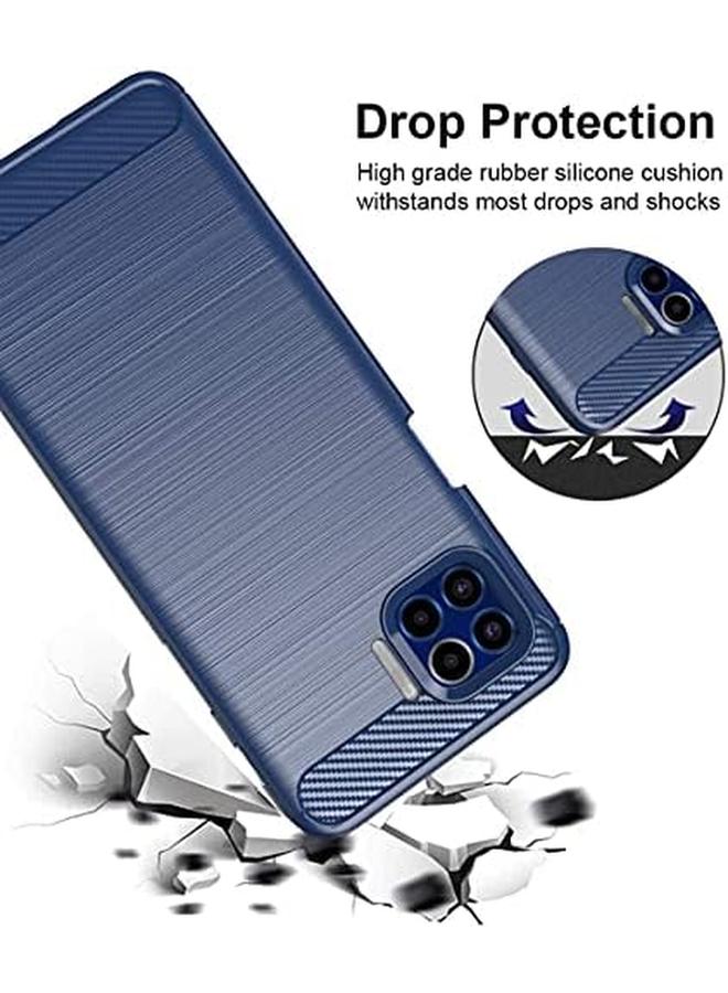 erorex 1 Plus 1 Case For Motorola Moto G 5G Plus Case With Tempered Glass Screen Protector Motorola Moto G 5G Plus Silicone Cover Case Stylish Slim And Thin Phone Case For Motorola Moto G 5G Plus Blue - Image 3