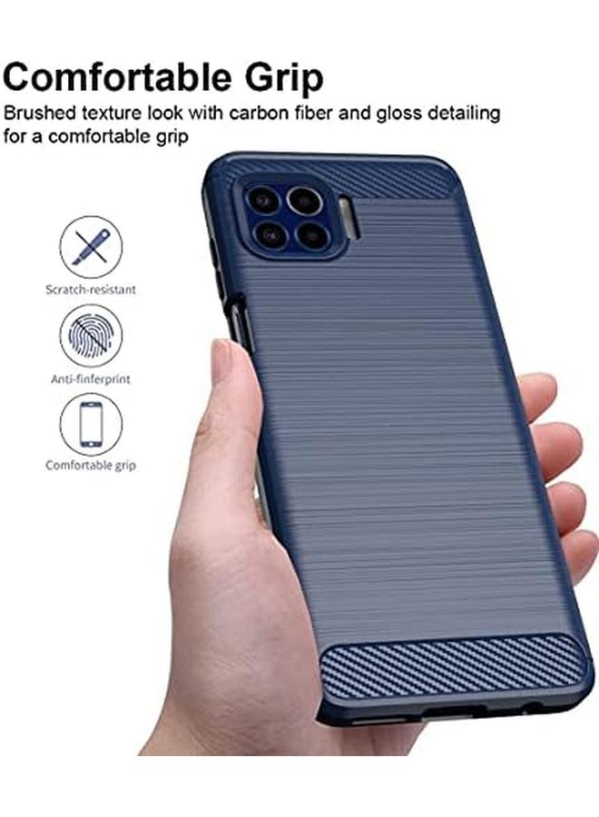 erorex 1 Plus 1 Case For Motorola Moto G 5G Plus Case With Tempered Glass Screen Protector Motorola Moto G 5G Plus Silicone Cover Case Stylish Slim And Thin Phone Case For Motorola Moto G 5G Plus Blue - Image 4