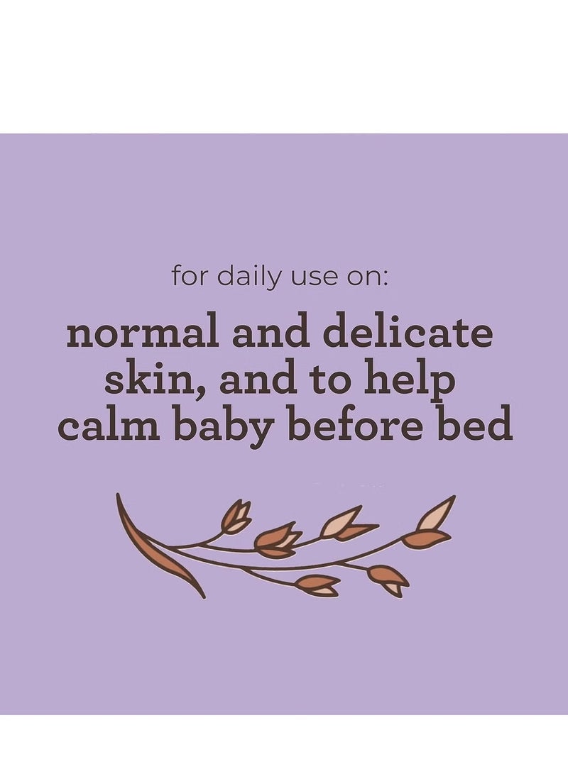 Aveeno Aveeno Baby Calming Comfort Bath and Lotion Set Baby Skin Care Products with Natural Oat Extract, Lavender and Vanilla 2 Pack - Image 4