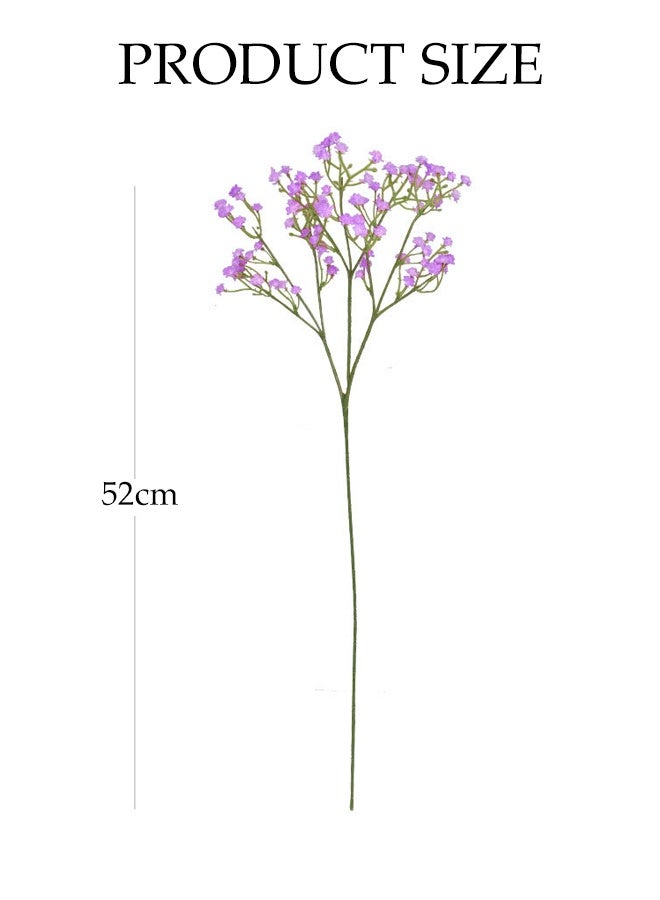 DUNISO 6 قطع من الزهور الاصطناعية المزيفة، باقة محاكاة ليلية نجمية، زهور مزيفة زخرفية DIY، تنسيق زهور مركز الطاولة، متينة وسهلة العناية، لفندق المنزل المكتب المطبخ الزفاف ديكور المزرعة - Image 2