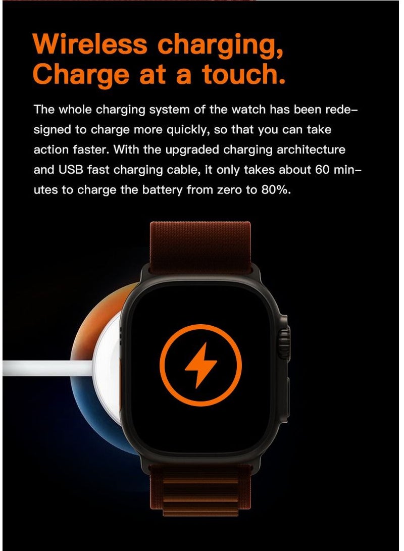 AROAQ T900 Ultra Max 2.1 Inch Smart Watch and Headphones 2 in 1 Wireless Smart Watch with Headphones - Image 3