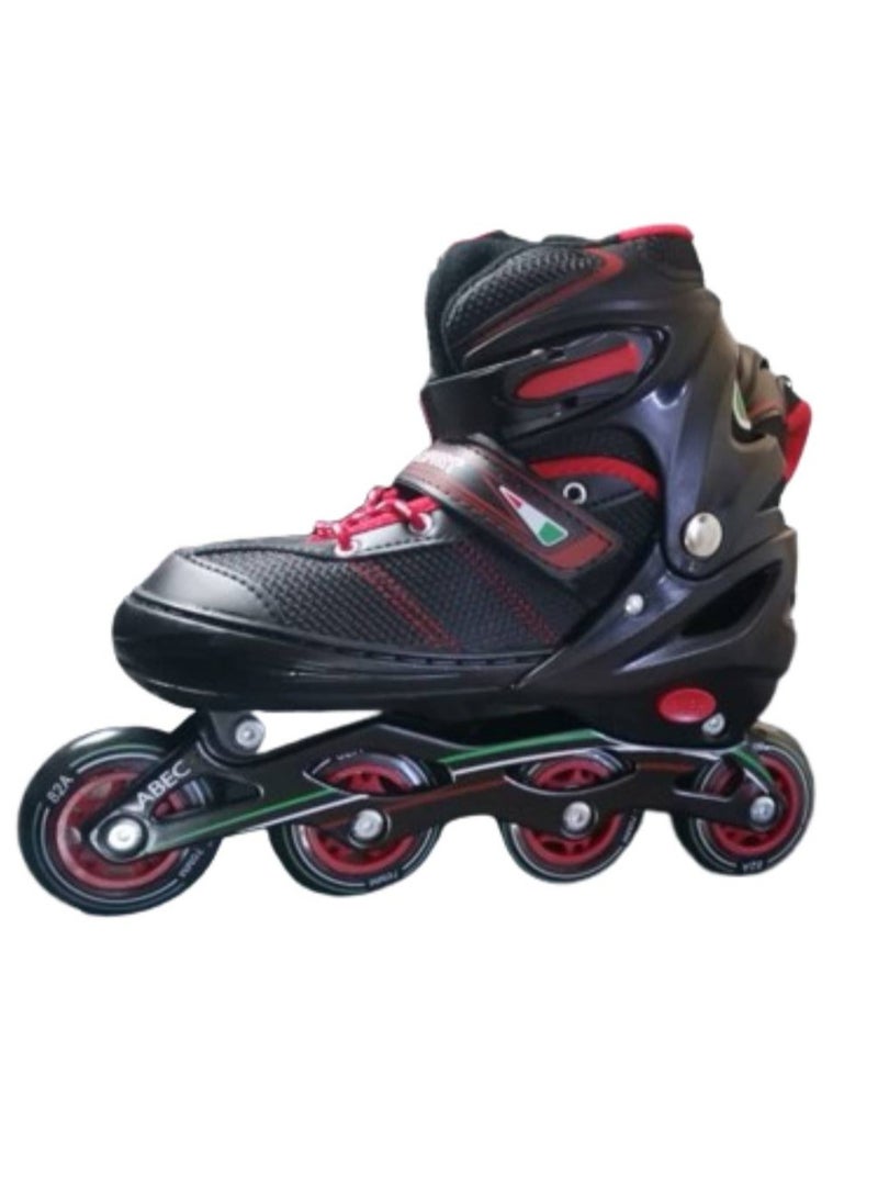 Roller Skates for Kids Beginners, Shiny Roller Skates, Roller Blades for Kids, Adjustable Inline Skates for Boys and Girls with Safety Lock Straps Size L(38-41)  - Image 4