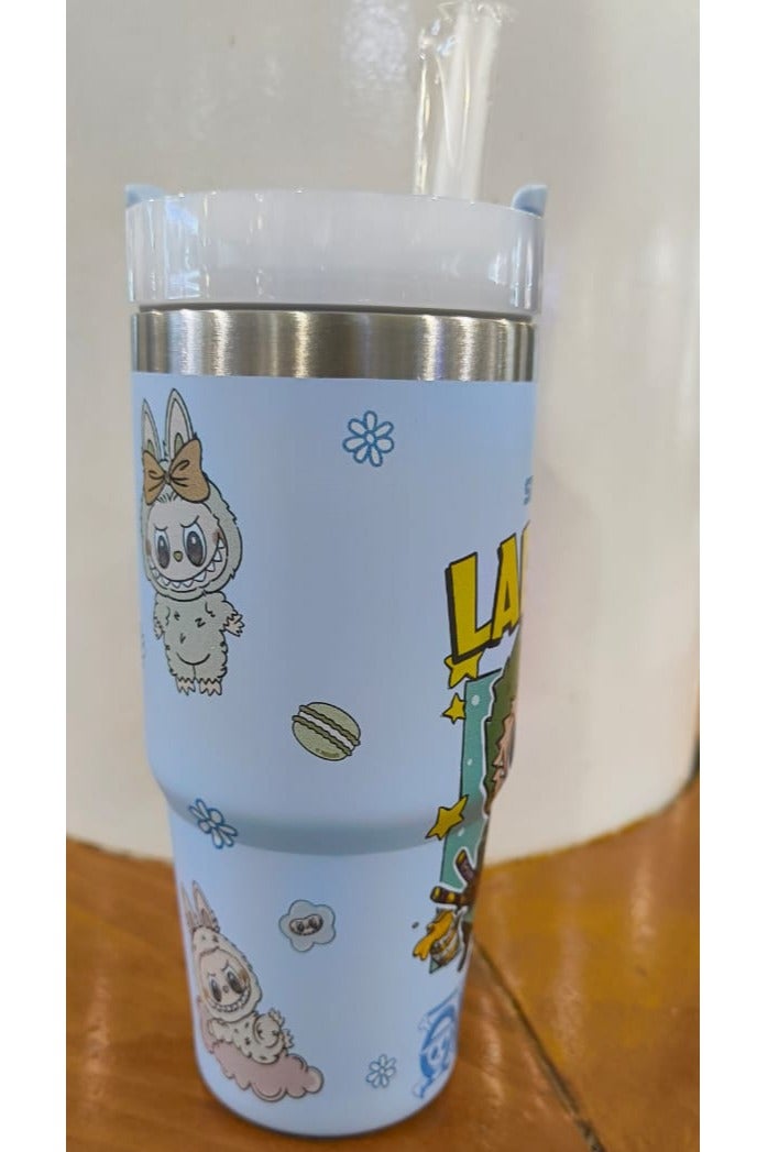 Stanley Labubu Limited Edition H2.0 Flow State Insulated Cup 14 OZ - Image 4