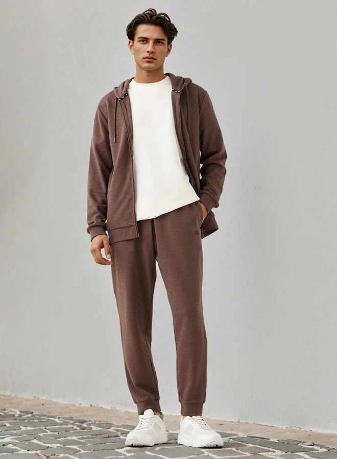 Kappa Kappa Textured Joggers with Pockets