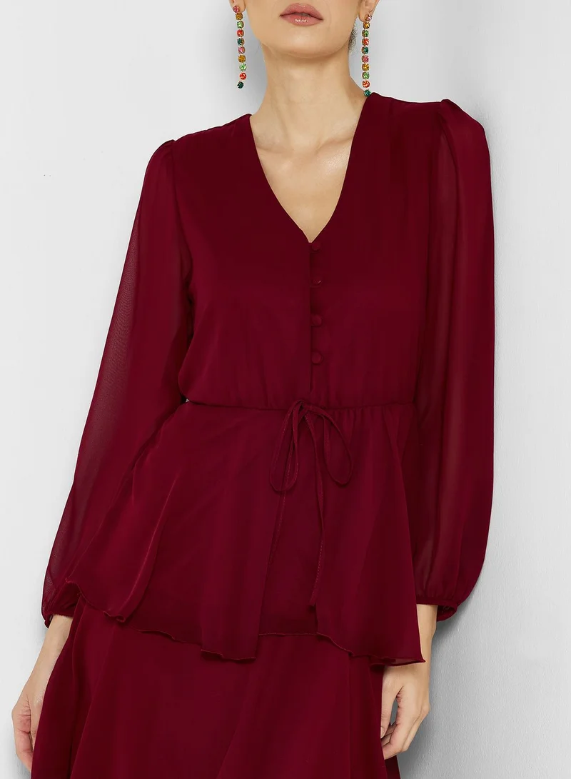 Khizana Layered A-Line Dress