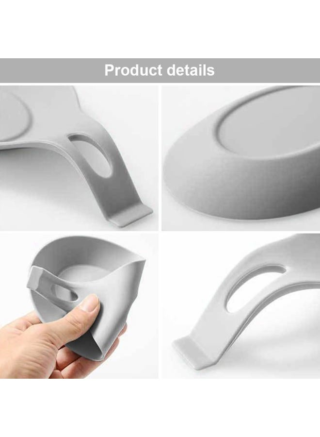Jeukwud 3 Pack Silicone Spoon Rest for Stove Top, Silicone Spoon Holder for Kitchen Counter, Silicone Spoon Holder for Stove Top for Kitchen Utensils Spatula,Tongs,Ladles - Image 5