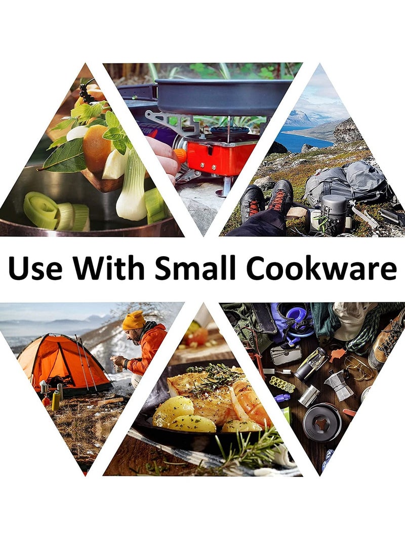 Portable Gas Stove 2800 Watt Lightweight Butane Burner Foldable Camping Stove Burner with Electronic Ignition for Outdoors Hiking Backpacking Hunting Cooking