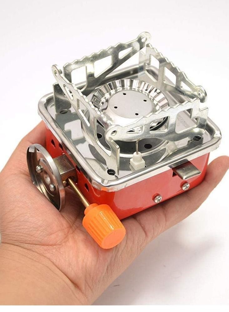Portable Gas Stove 2800 Watt Lightweight Butane Burner Foldable Camping Stove Burner with Electronic Ignition for Outdoors Hiking Backpacking Hunting Cooking