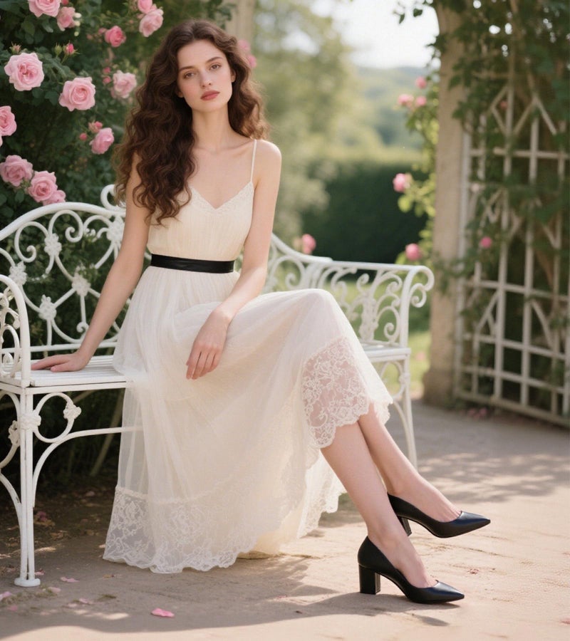 JOY IN LOVE Pumps for Women Chunky Heels Comfortable Block Heel Work Dress Pump Shoes Black Matte 7.5US - Image 3