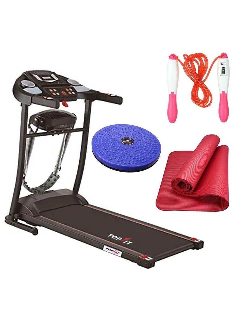 Topfit Topfit mt-510ms digital treadmill, 40 x 110 cm - black  - Image 1