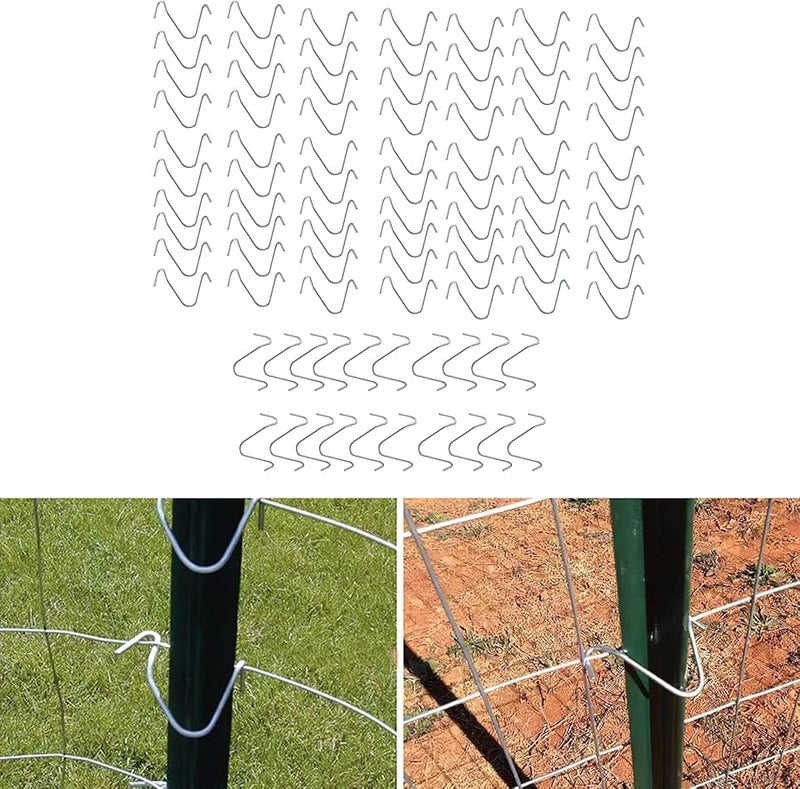 Heavy Duty Galvanized Steel Fence Wire Clips For Fence Installation Tool Set - Image 5