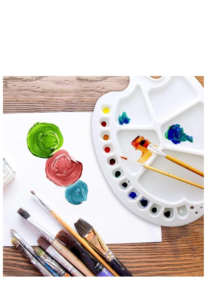 Terabyte 2 pcs Plastic Paint Tray, Non-Stick Pallet Art Painting 12 x 8 inch - Image 3
