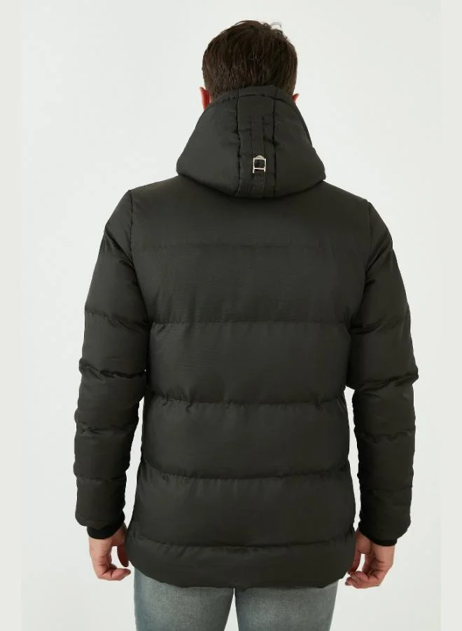 Buratti  Buratti Hooded Water and Wind Resistant Coldproof Slim Fit Coat Men's COAT 5717101 for Men | Best Price UAE