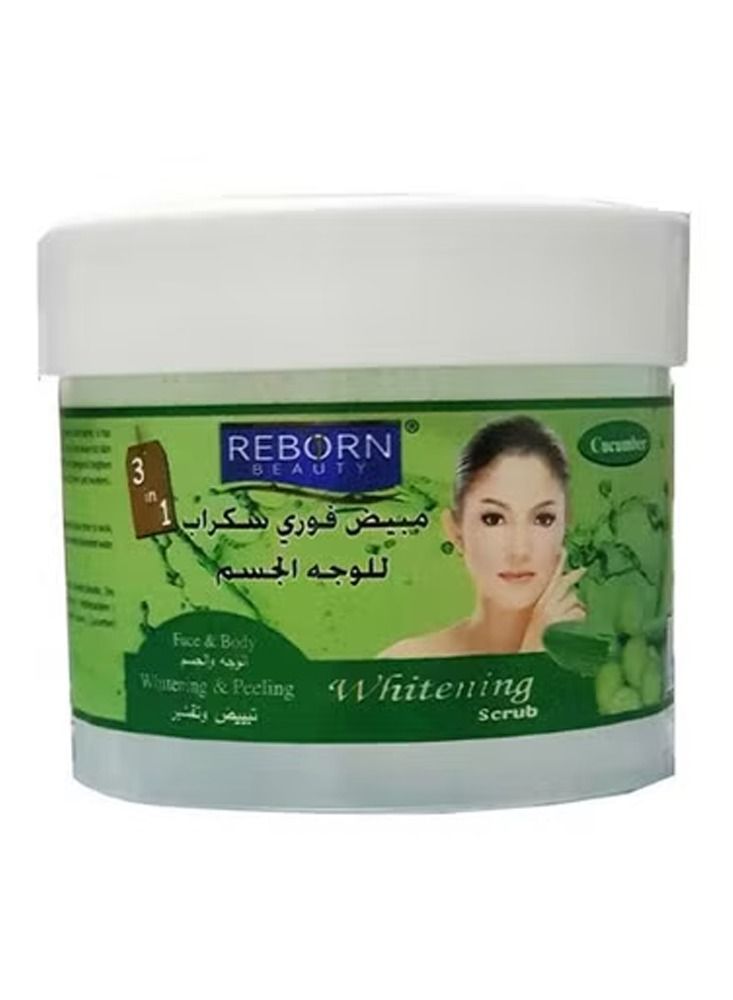 REBORN 3-In-1 Cucumber Flavour Whitening And Peeling Scrub 500ml - Image 1