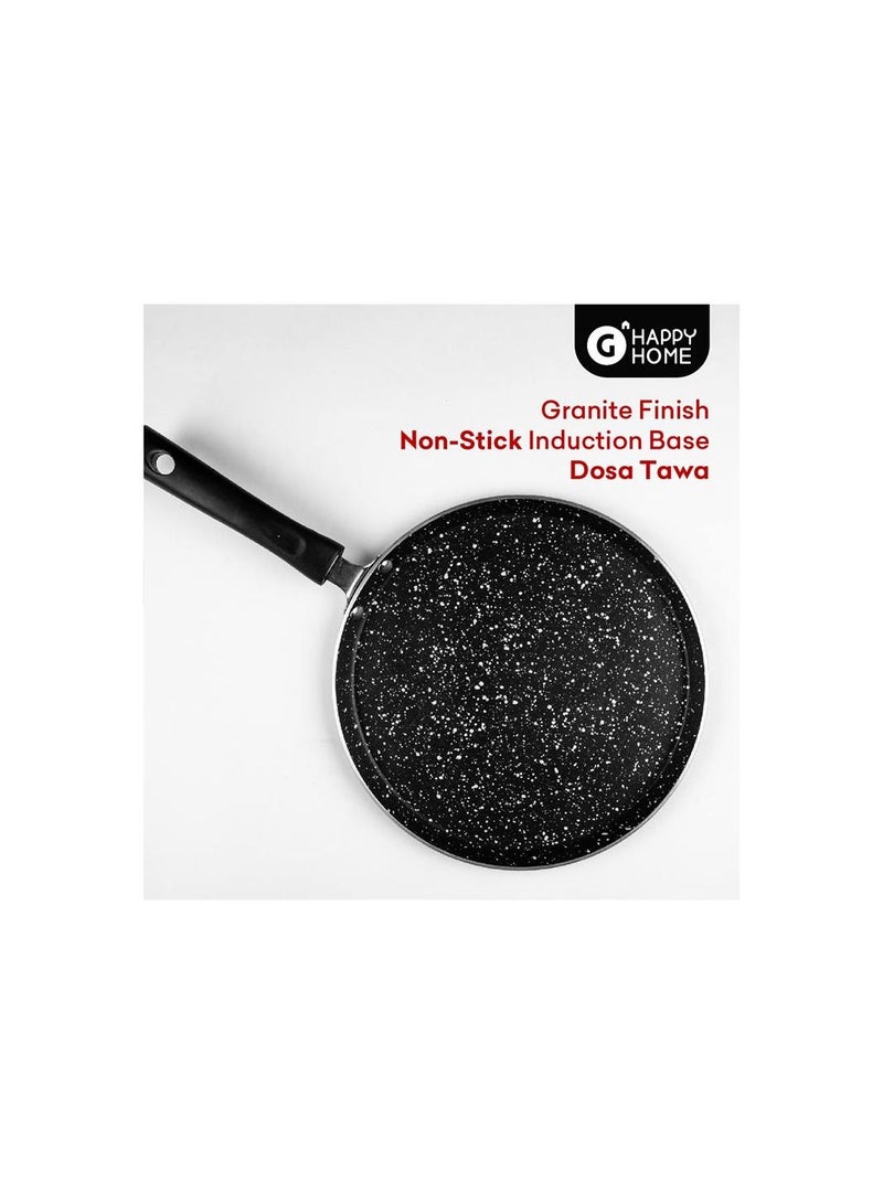 Happy Home G- Happy Home Dosa Tawa Non Stick 28CM with Induction base - Image 2