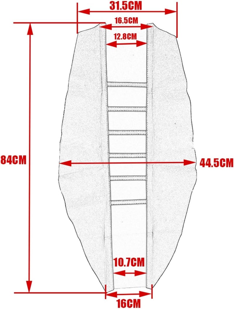 Vuzmode Motorcycle Seat Protector Cover - Image 2