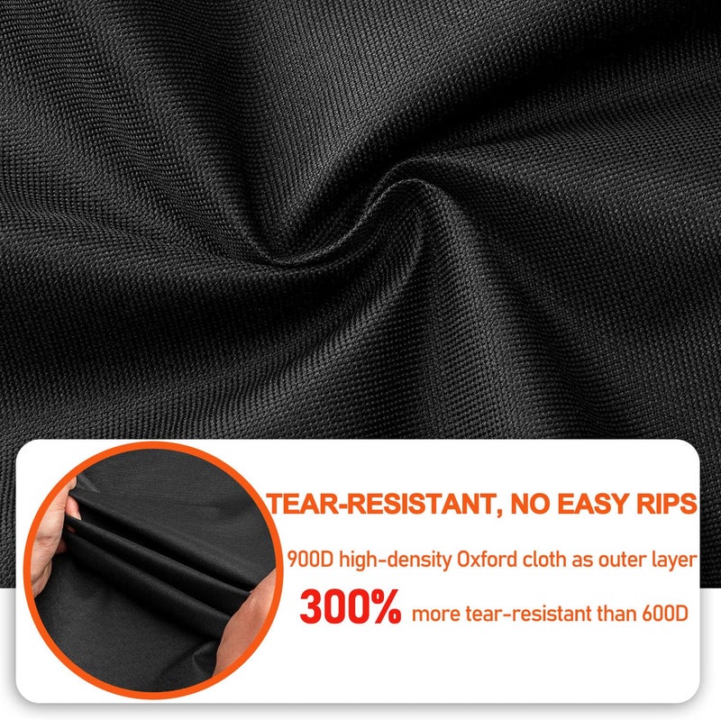 ZEHYRNE (1 Pack) 3-Layer AC Line Insulation Cover, 72x10.2in Freeze Proof Canvas HVAC Copper Pipe Insulation for Outdoor, 900D Thicken Tube Wrap for Mini Split, Heat Pump Pipe - Prevents Condensation - Image 4