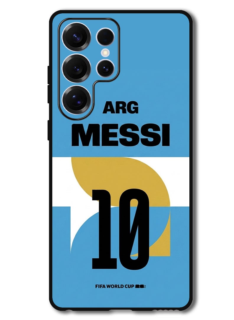 Theodor Case Compatible with Samsung Galaxy S26 Ultra 6.9 Inch Protection Shockproof Bumper Cover Messi 10 - Image 1